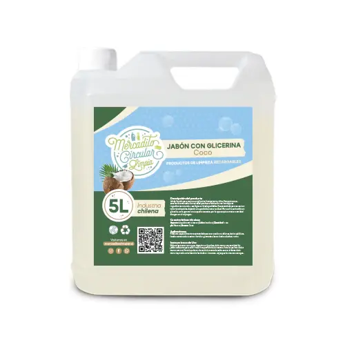 Jabón Con Glicerina 5L - Coco