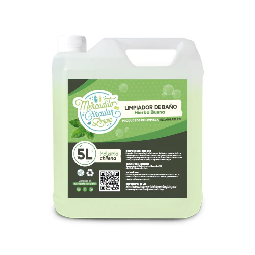 Limpiador de Baño 5L - Hierba Buena