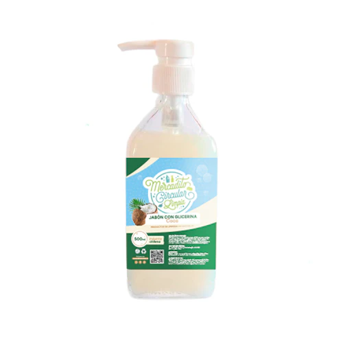 Jabón con Glicerina 500ml - Coco